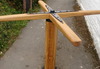 C19th Wooden turnstile in Kintbury.